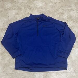 Nike Men's Deep Blue Performance quarter zip